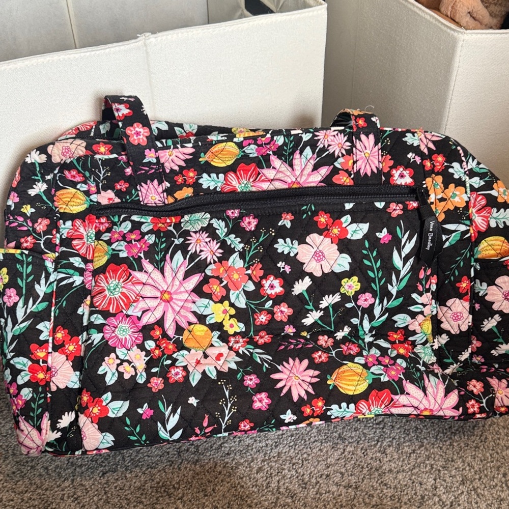 Vera Bradley Black Floral Baby Bag